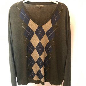 Blue/Gray Men's Sweater